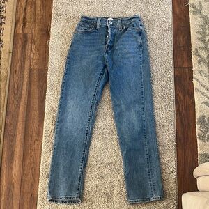 Levi's High Rise Blue Jeans Classic Denim